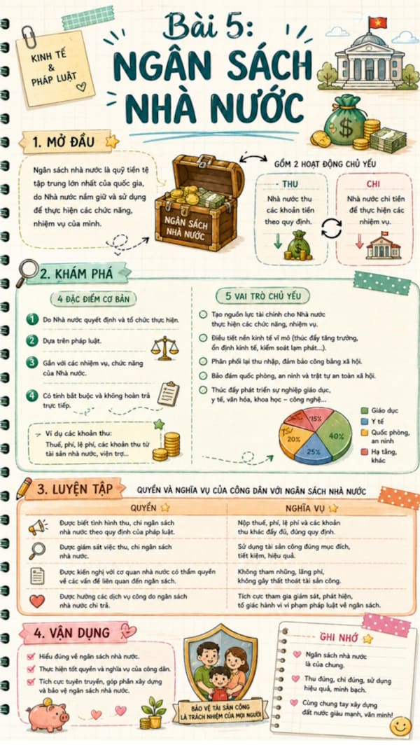 Infographic Kinh tế pháp luật 10 bài 5