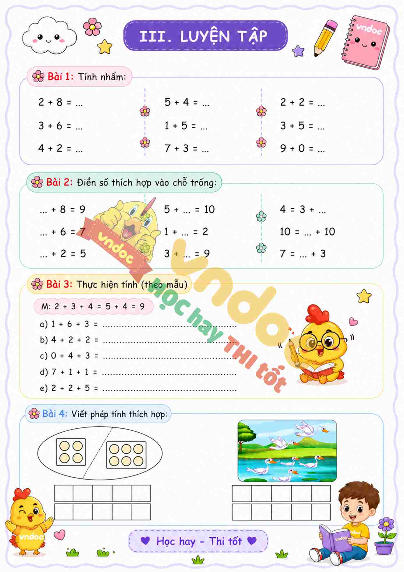 ly thuyet toan lop 1 phep cong trong pham vi 10 mh2*7607