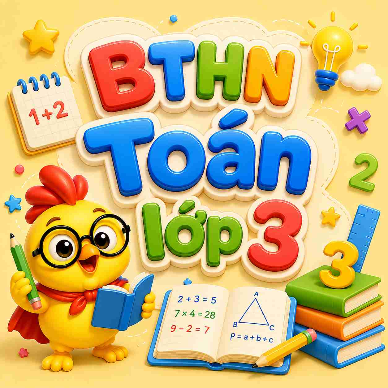 Trọn bộ Phiếu Bài tập hàng ngày Toán 3 Tuần 3