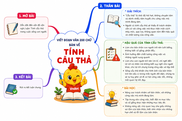 Nghị luận xã hội 200 chữ bàn về tính cẩu thả