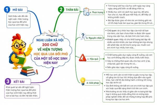 Nghị luận xã hội về hiện tượng học qua loa đối phó của một số học sinh hiện nay