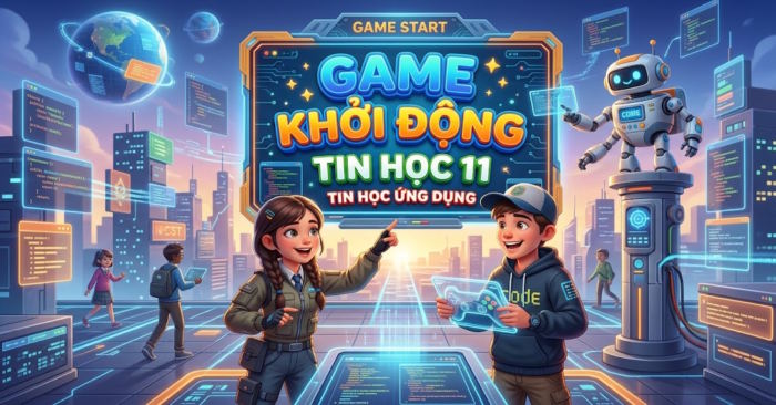 Game khởi động Tin học 11 Tin học Ứng dụng