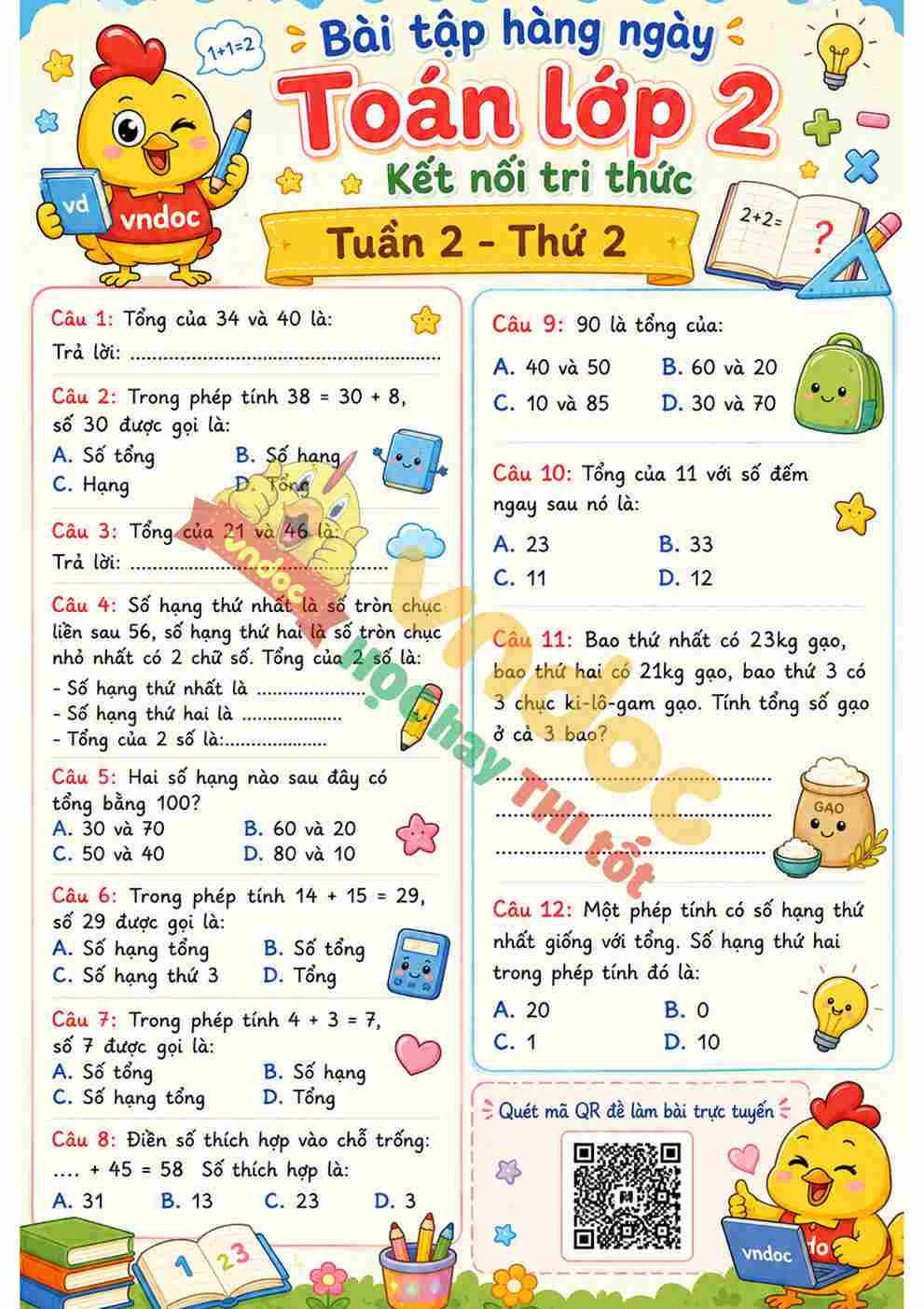 mh BTHN toan lop 2 tuan 2 thu 2*10920