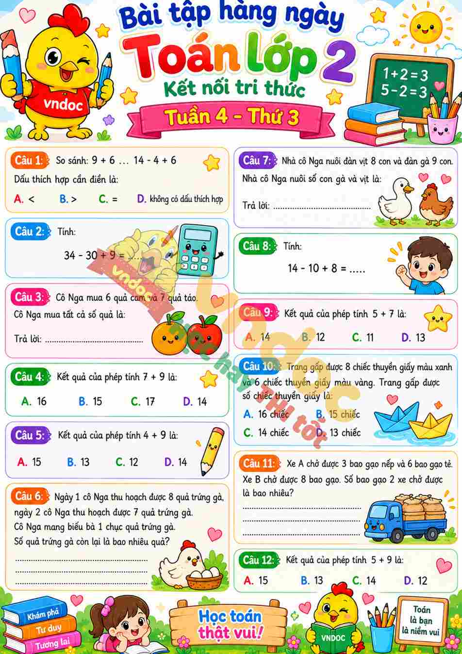 mh bthn toan lop 2 tuan 4 thu 3*11898