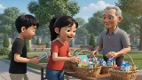 Video mở đầu Hoạt động trải nghiệm 6 Chủ đề 6 Bài 2: Em tham gia hoạt động thiện nguyện (AI)