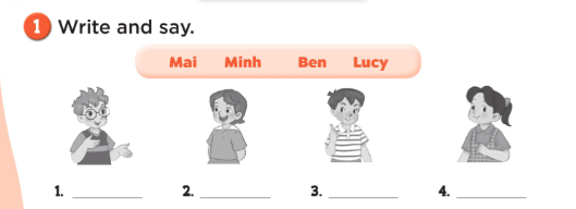 Sách bài tập Tiếng Anh 3 Unit 1 Hello minh họa 1