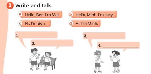 Sách bài tập Tiếng Anh 3 Unit 1 Hello minh họa 2