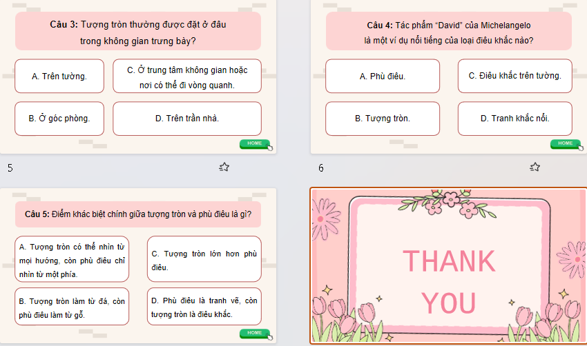 Game khởi động Mĩ thuật 9 Bài 10: Nguyên mẫu trong tác phẩm điêu khắc