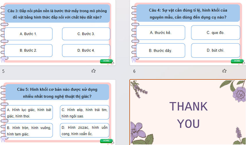 Game khởi động Mĩ thuật 9 Bài 9: Tỉ lệ và hình khối của đồ vật