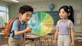 Video mở đầu Toán 7 Bài 18: Biểu đồ hình quạt tròn (AI)