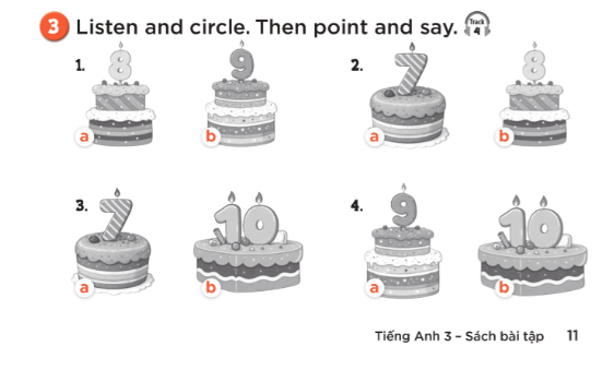 Sách bài tập Unit 2 lớp 3 minh họa 7