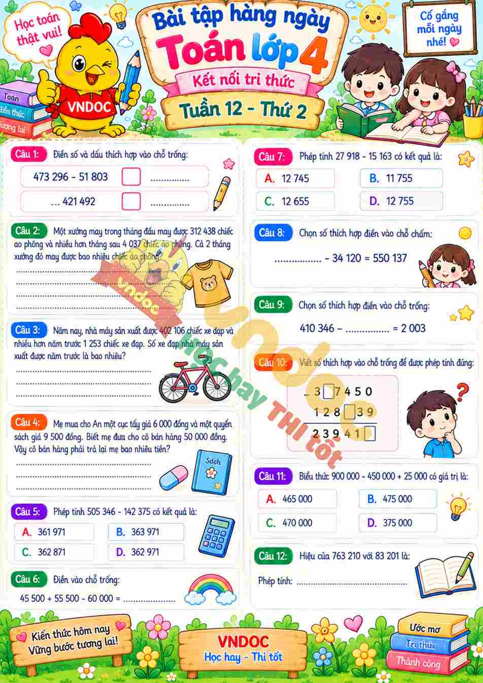 mh bthn toan lop 4 tuan 12 thu 2*14299