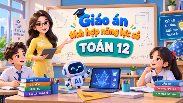 Giáo án Toán lớp 12 tích hợp NLS