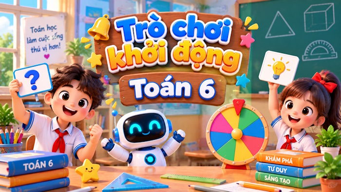 Game khởi động Toán lớp 6