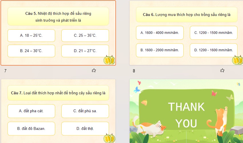Game khởi động Công nghệ 9 Bài 6