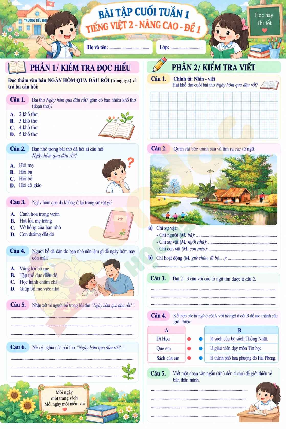 xemthu info phieu bai tap cuoi tuan tieng viet lop 2 tuan 1 nang cao de2*15379