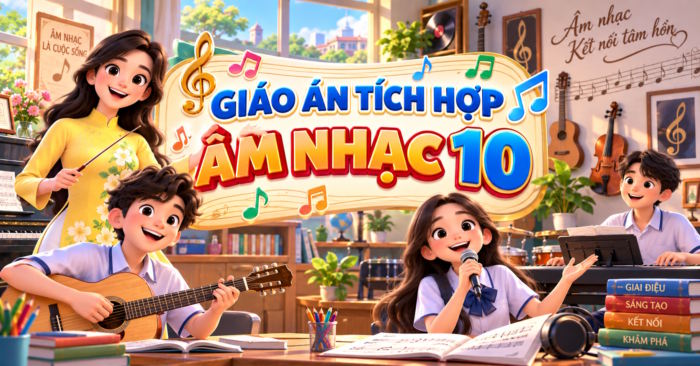 Giáo án Âm nhạc 10 tích hợp NLS, AI