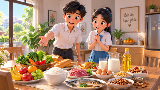 Video mở đầu Công nghệ 9 Bài 1: Thành phần dinh dưỡng trong thực phẩm (AI)