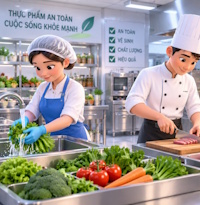 Video mở đầu Công nghệ 9 Bài 4: An toàn lao động và an toàn vệ sinh thực phẩm (AI)