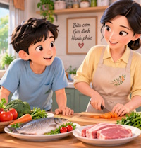 Video mở đầu Công nghệ 9 Bài 6: Chế biến thực phẩm có sử dụng nhiệt (AI)