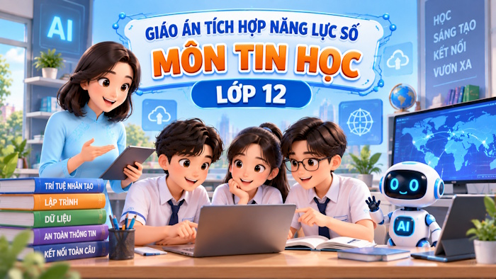 Giáo án Tin học lớp 12 tích hợp NLS