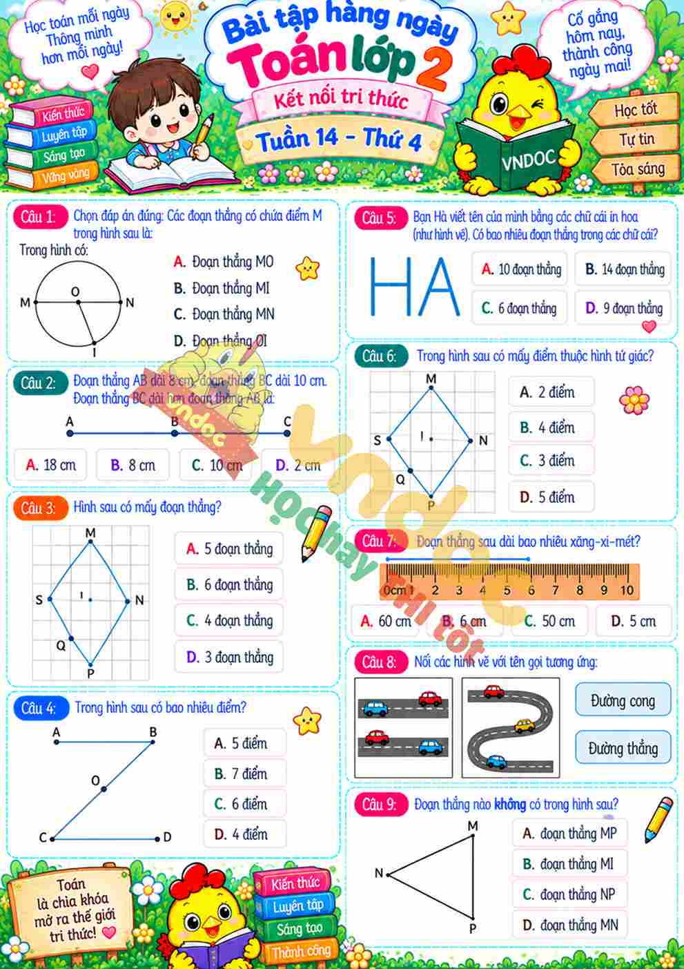 mh BTHN toan lop 2 tuan 14 thu 4*17850