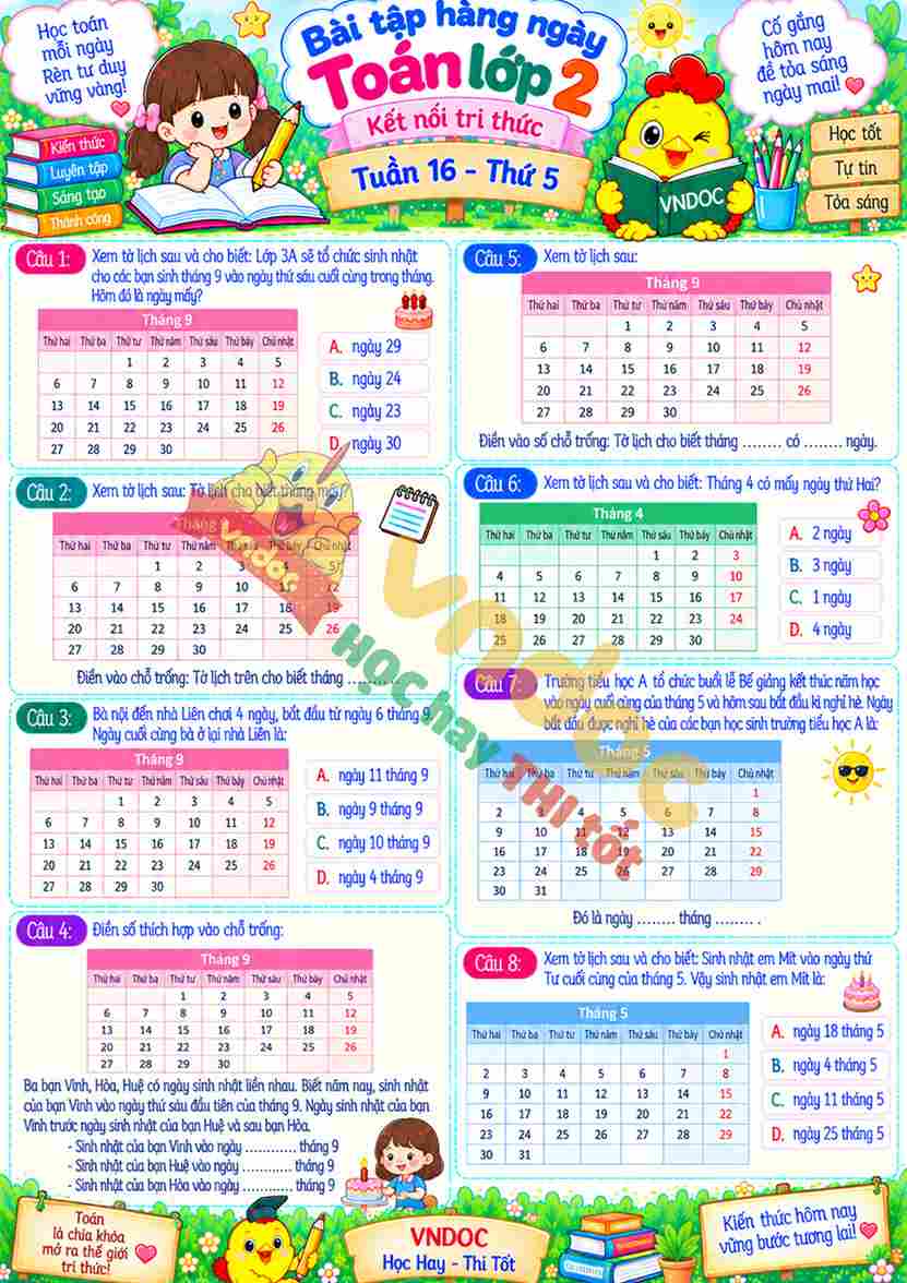 mh BTHN toan lop 2 tuan 16 thu 5*18714