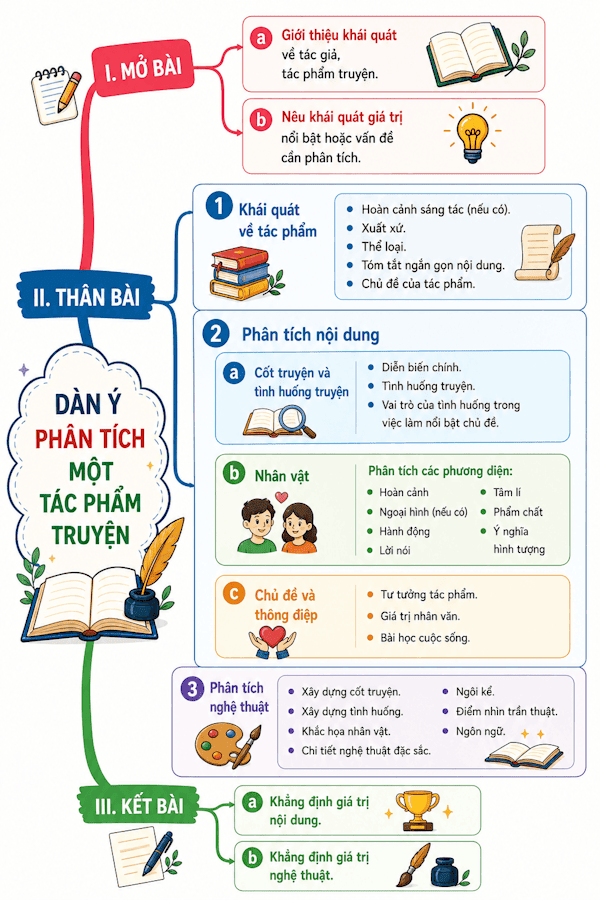 Viết văn bản nghị luận phân tích, đánh giá một tác phẩm truyện