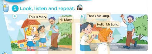 Tiếng Anh lớp 3 Unit 3 Lesson 1 Our friends minh họa 1