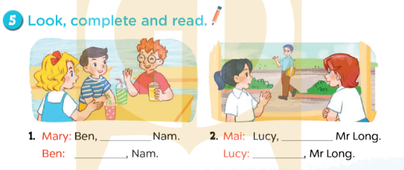Tiếng Anh lớp 3 Unit 3 Lesson 1 Our friends minh họa 5