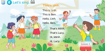 Tiếng Anh lớp 3 Unit 3 Lesson 1 Our friends minh họa 6