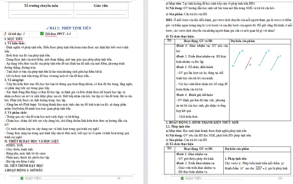 Mẫu giáo án tích hợp năng lực số chuyên đề Toán 11