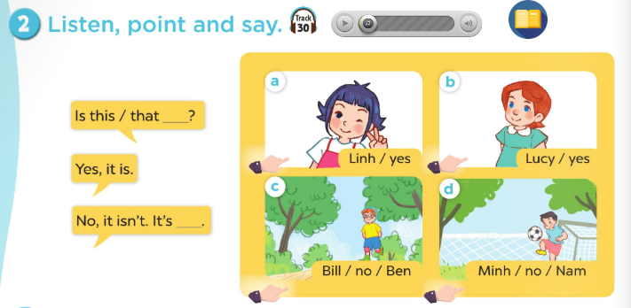 Tiếng Anh lớp 3 Unit 3 Lesson 2 Our friends minh họa 2