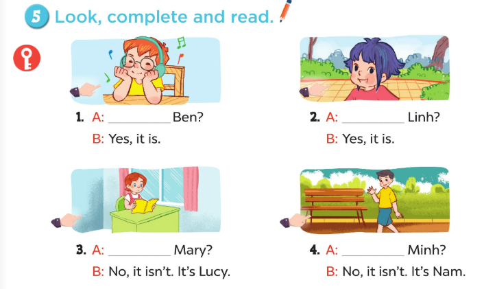 Tiếng Anh lớp 3 Unit 3 Lesson 2 Our friends minh họa 5
