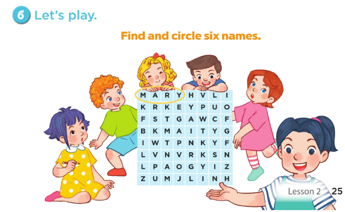 Tiếng Anh lớp 3 Unit 3 Lesson 2 Our friends minh họa 6