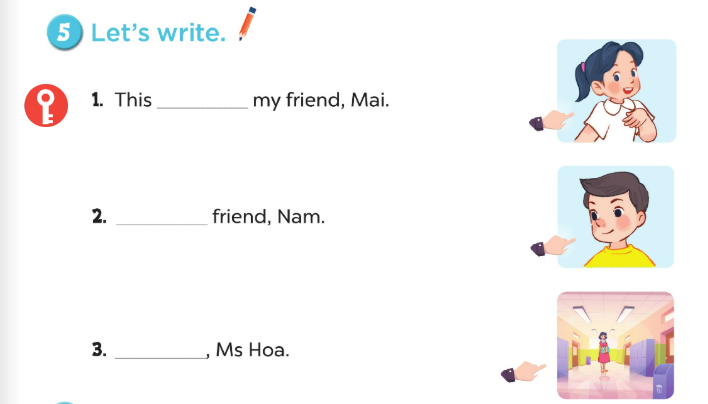 Tiếng Anh lớp 3 Unit 3 Lesson 3 Our friends