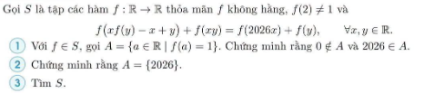 Đề thi chọn học sinh giỏi môn Toán Sở Hồ Chí Minh