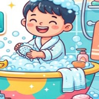 Game khởi động Đạo đức 1 Bài 3: Em tắm, gội sạch sẽ