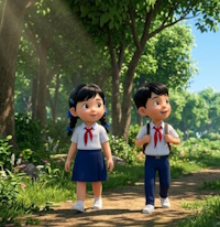 Video mở đầu Lịch sử Địa lí 5 Bài 7: Vương quốc Chăm-pa (AI)