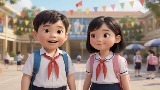 Video mở đầu Tiếng Việt 2 Bài 1: Tôi là học sinh lớp 2 (AI)