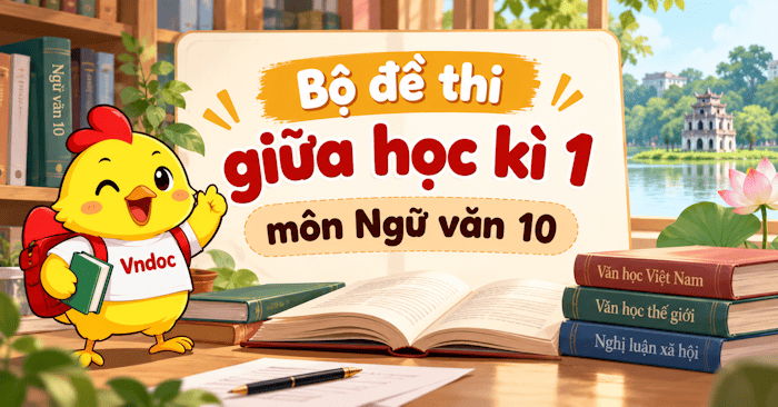 Bộ đề thi giữa kì 1 Ngữ văn 10 Kết nối tri thức - Số 2