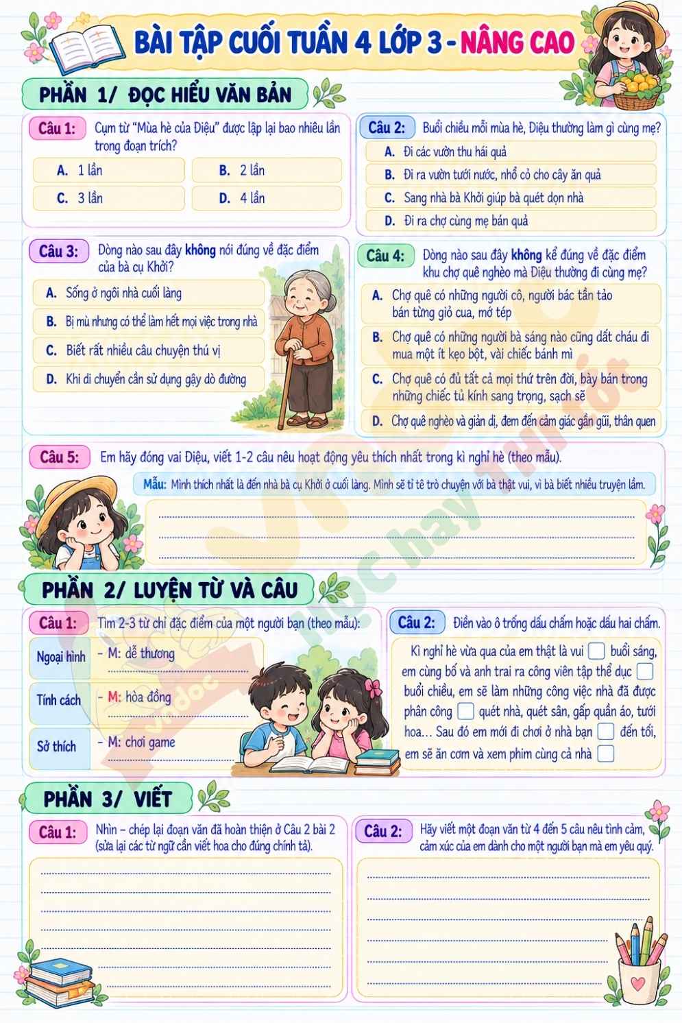 info bai tap cuoi tuan tieng viet lop 3 nang cao tuan4*21600