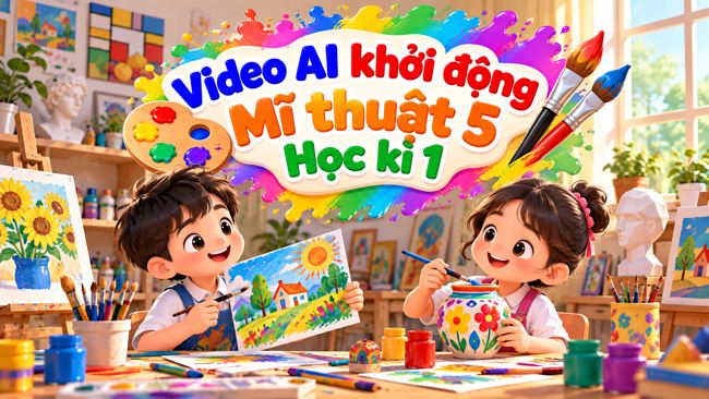 Video mở đầu Mĩ thuật 5 (AI) - Học kì 1