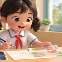 Video Bài đọc Tiếng Việt 2 Bài 14: Em học vẽ (AI)