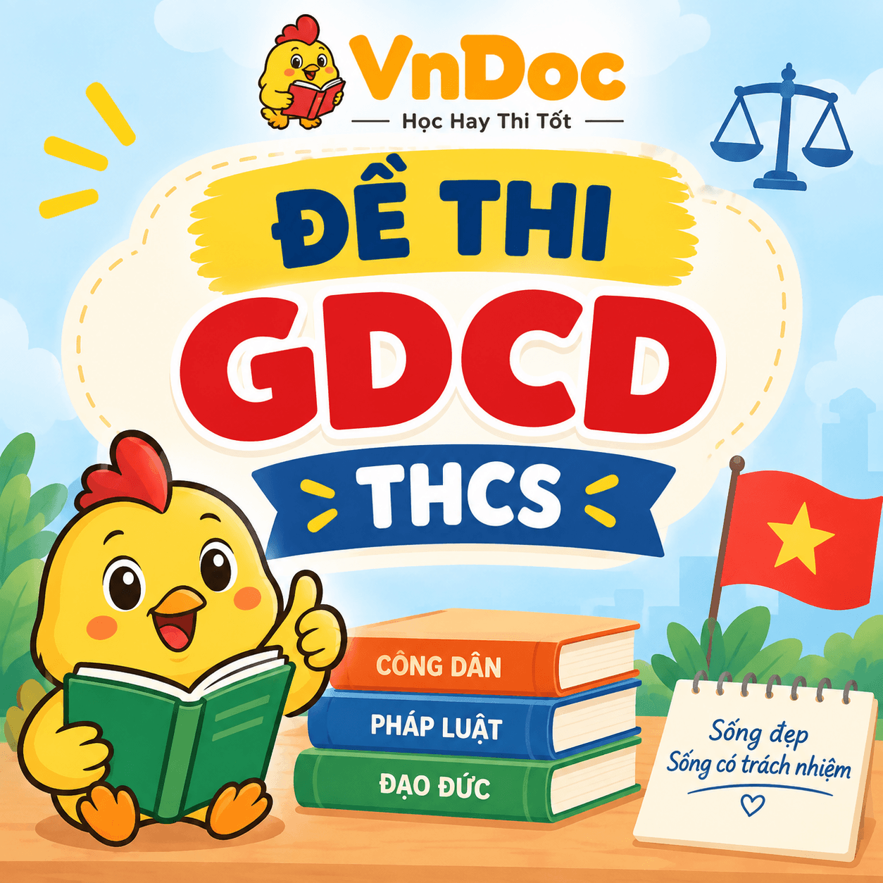 Đề thi giữa kì 1 GDCD 8 Kết nối tri thức theo CV 7991 cấu trúc 5:2:3 số 3