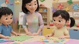 Video mở đầu Toán 2 Bài 27: Thực hành gấp, cắt, ghép, xếp hình. Vẽ đoạn thẳng (AI)