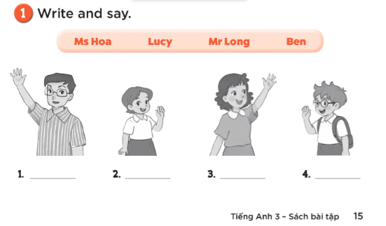 SBT Unit 1 lớp 3 minh họa 4