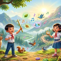 Game khởi động Tiếng Việt 4 Bài 19: Thanh âm của núi