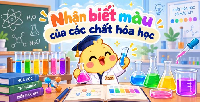 Nhận biết màu của các chất hóa học