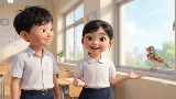 Video mở đầu Âm nhạc 5 Tiết 2: Ôn đọc nhạc: Bài số 1. Hát: Chim sơn ca (AI)